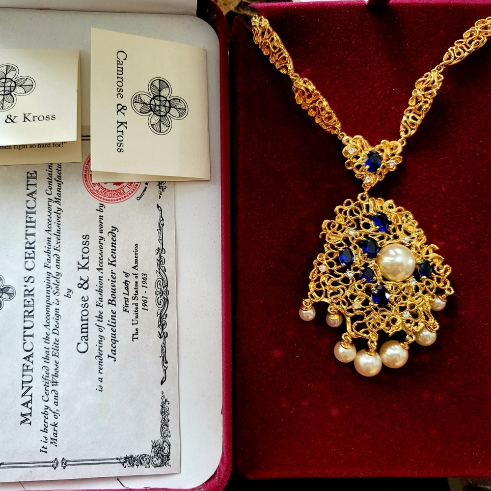 Camrose & Kross Jacky Kennedy Replica Necklace